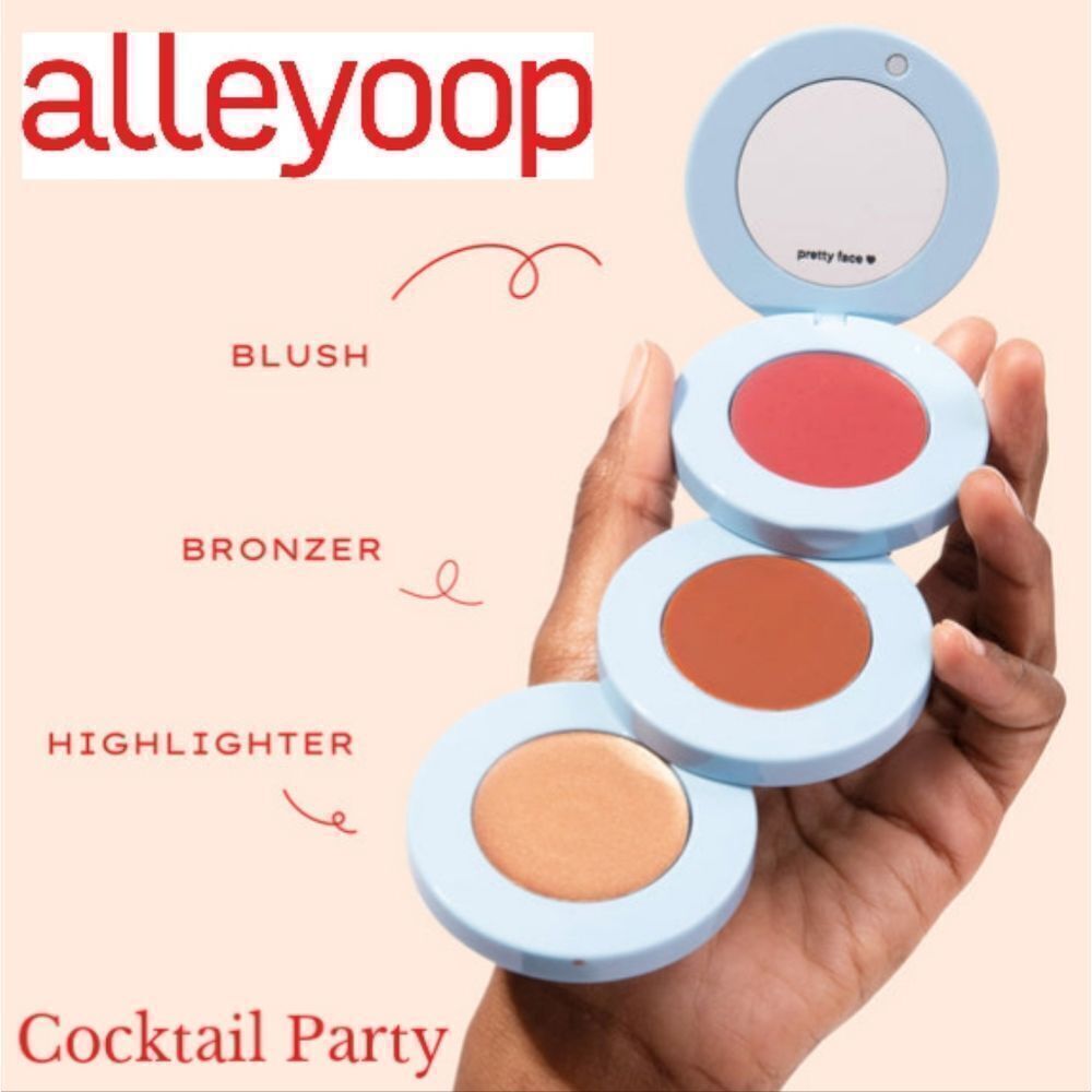 AlleyOop Stackable Blush, Bronzer & Highligher Trio Cocktail Hour